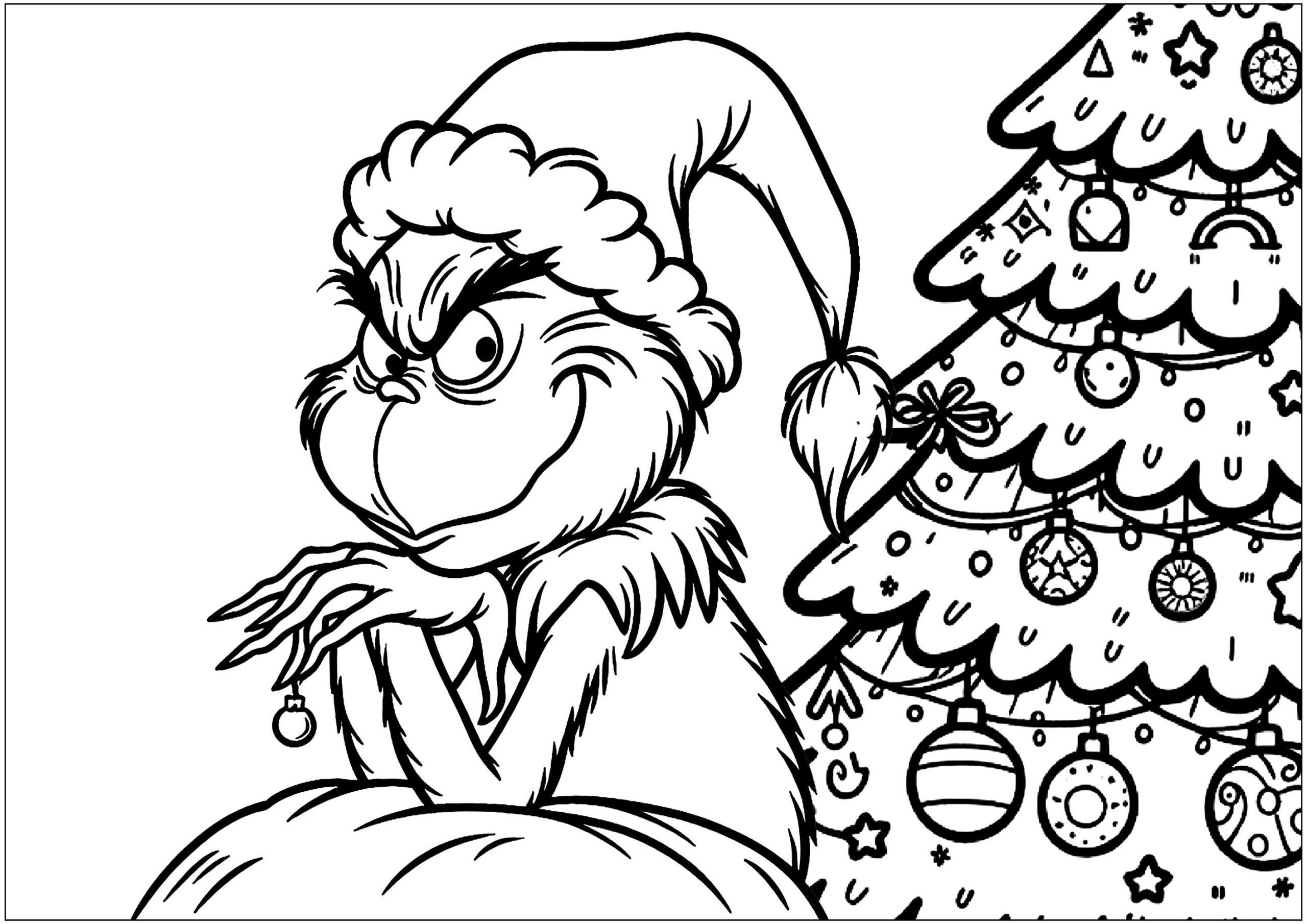 the grinch coloring pages