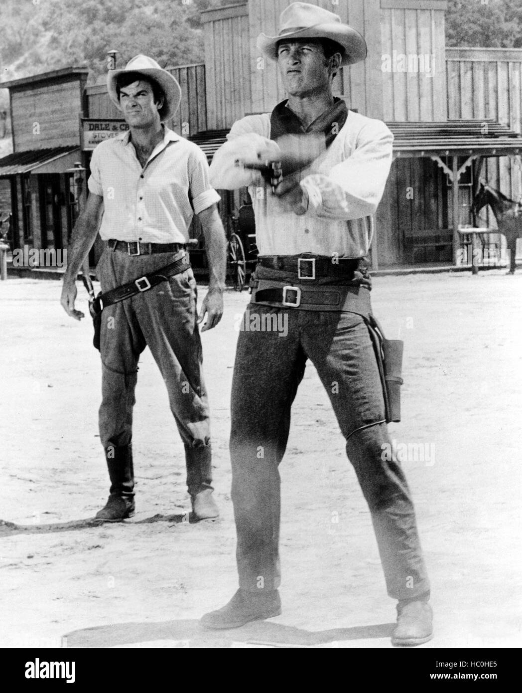 THE LEFT HANDED GUN James Best Paul Newman 1958 Stock Photo Alamy