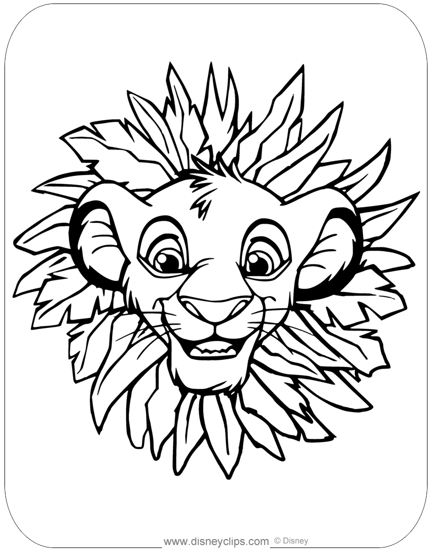 coloring pictures lion king coloring pictures lion king