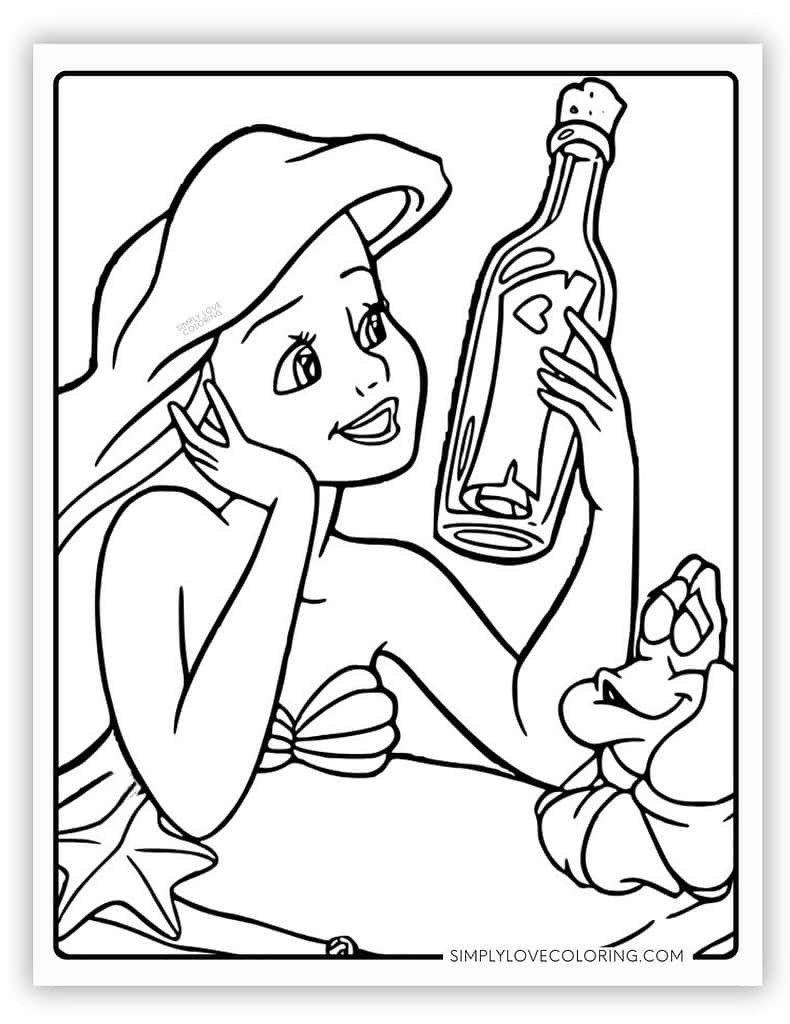 the little mermaid coloring pages the little mermaid coloring pages