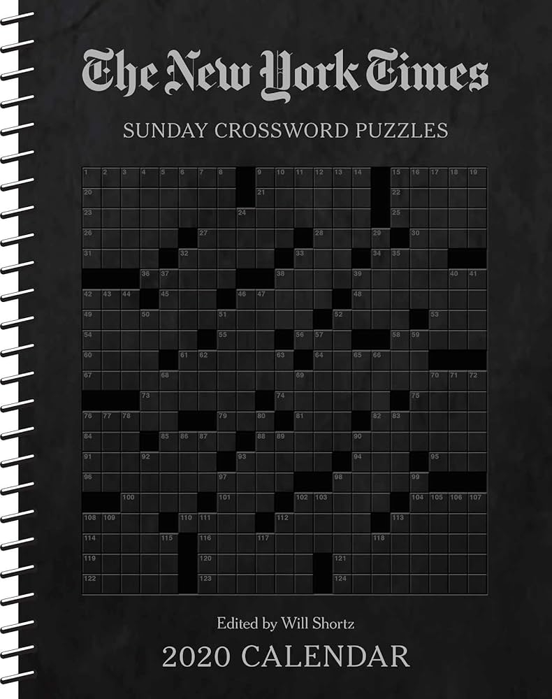 The New York Times Sunday Crossword Puzzles 2020 Weekly Planner Calendar The New York Times 9781449498214 Amazon Books