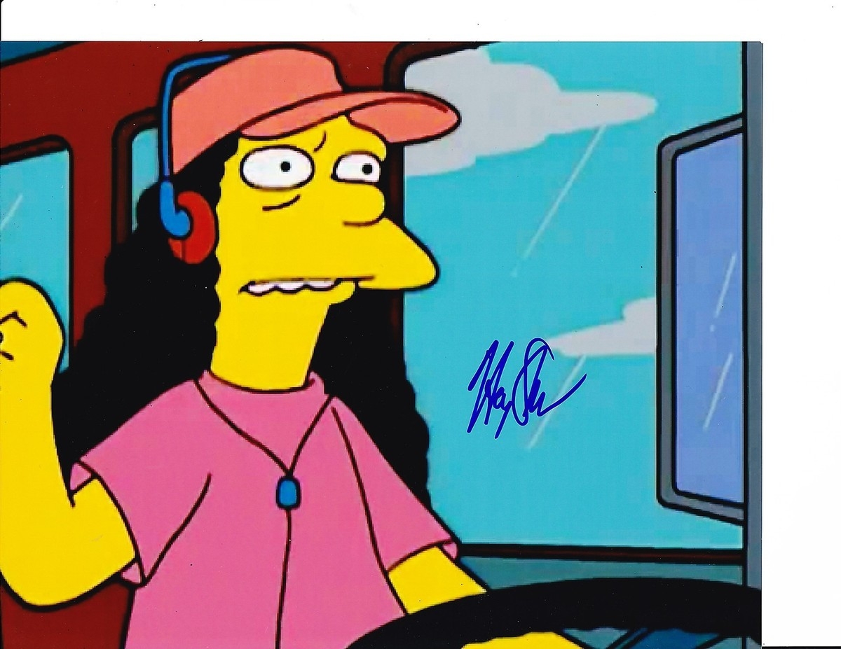 THE SIMPSONS HARRY SHEARER SIGNED OTTO BUS DRIVER 8X10 EBay