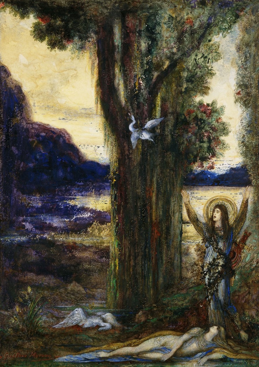 The Tears Of Orpheus By Gustave Moreau Buy Fine Art Print