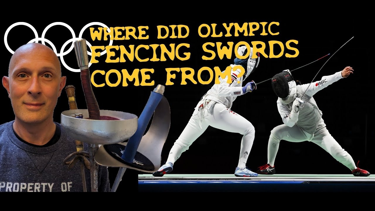 THE TRUE ORIGINS The 3 Olympic Fencing Swords foil p e Sabre YouTube
