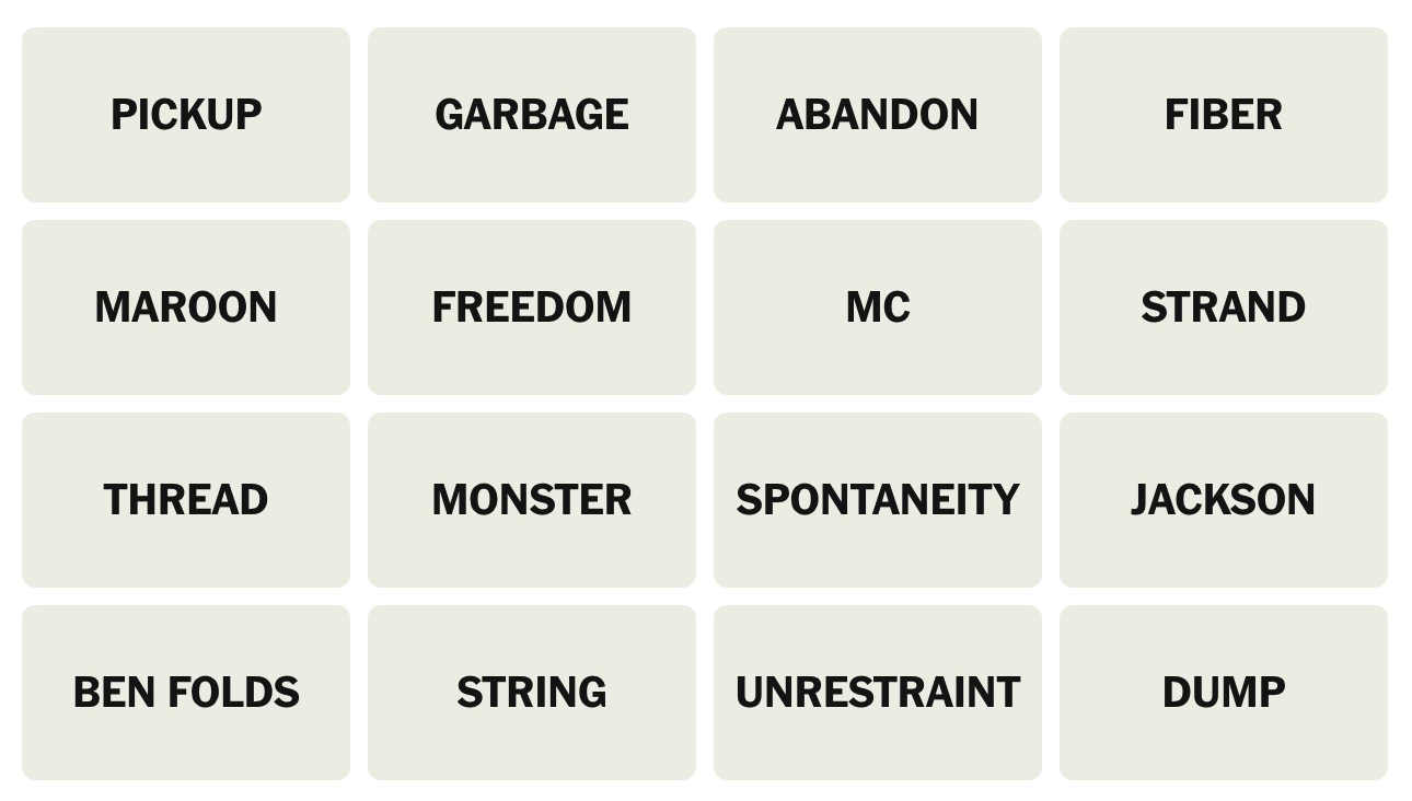 Today s NYT Connections Hints and Answer For Monday March 17 2025