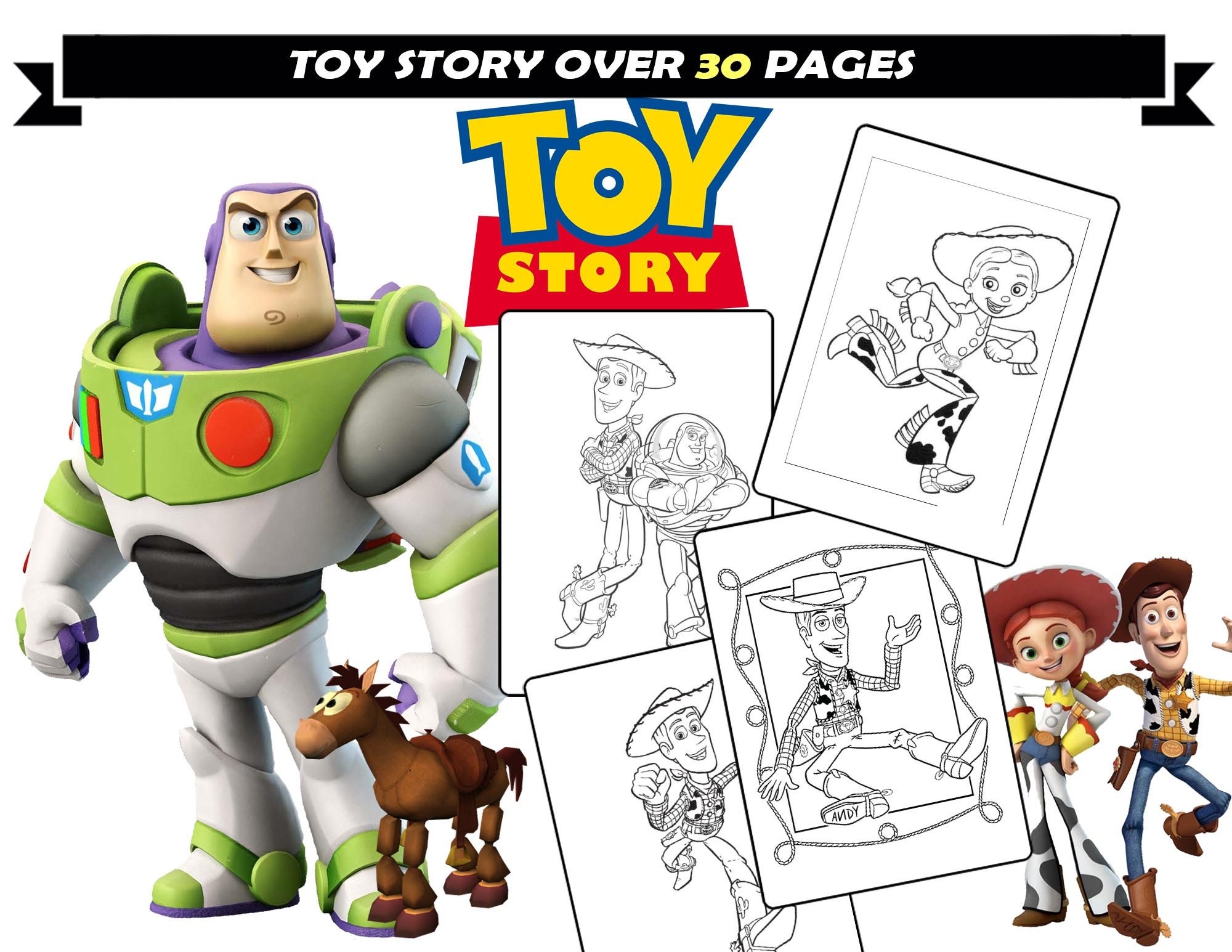 toy story coloring sheets