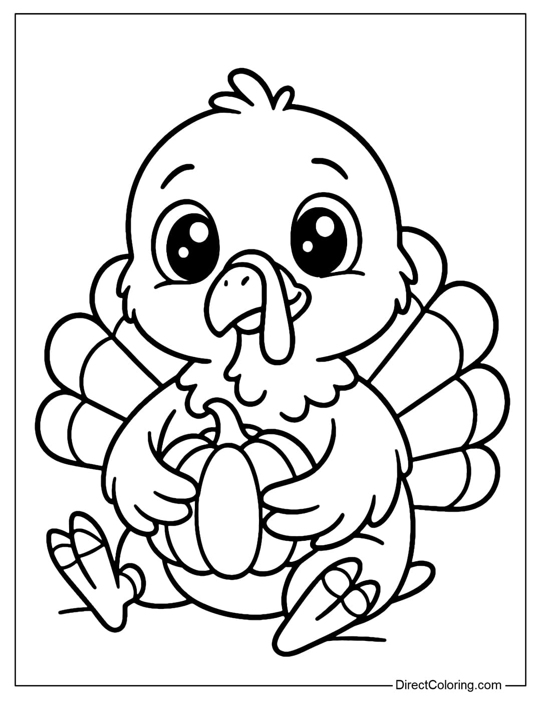 Turkey Coloring Pages Free PDF To Download And Print