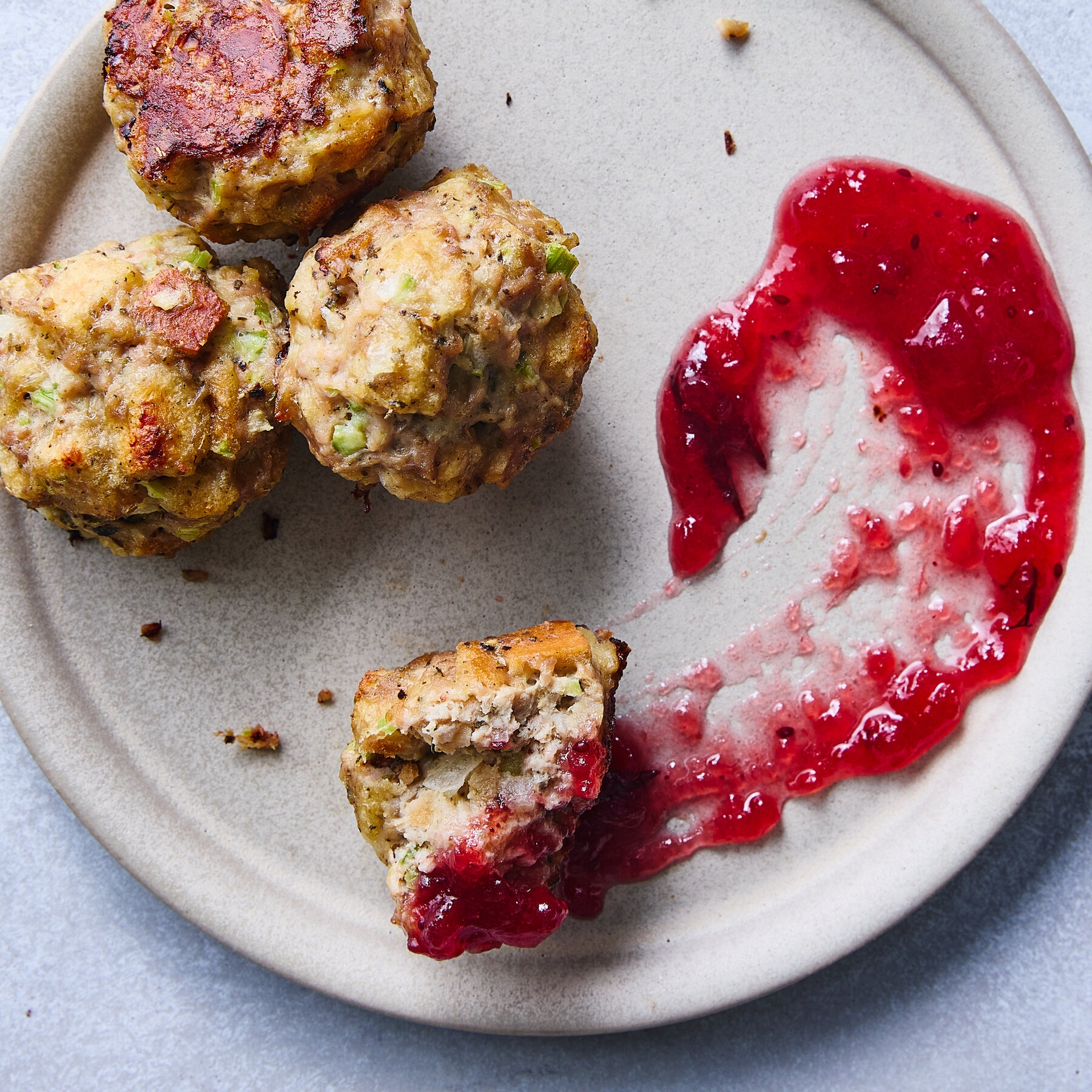 Turkey Stuffing Meatballs The New York Times