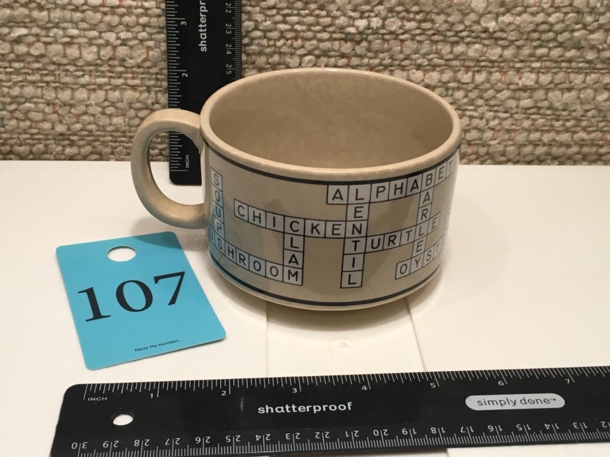 Unique Soup Or Coffee Mug Cup With Crossword Puzzle On The Cup Made Japan EBay Unique Soup Or Coffee Mug Cup With Crossword Puzzle On The Cup Made Japan EBay