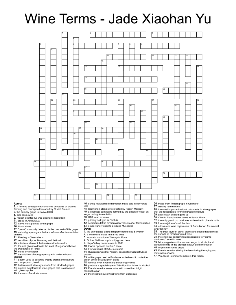 italian wine region crossword clue