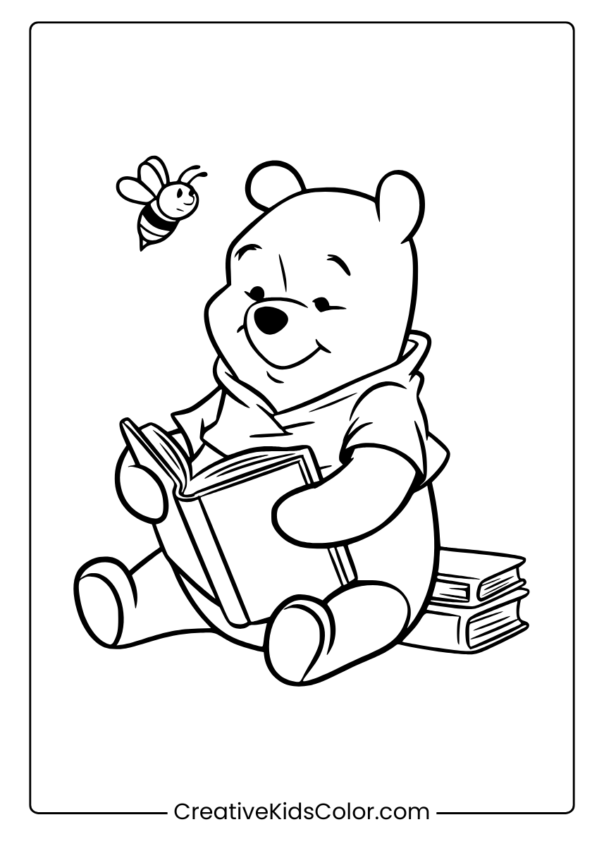 Winnie The Pooh Coloring Pages Free Printable PDFs 