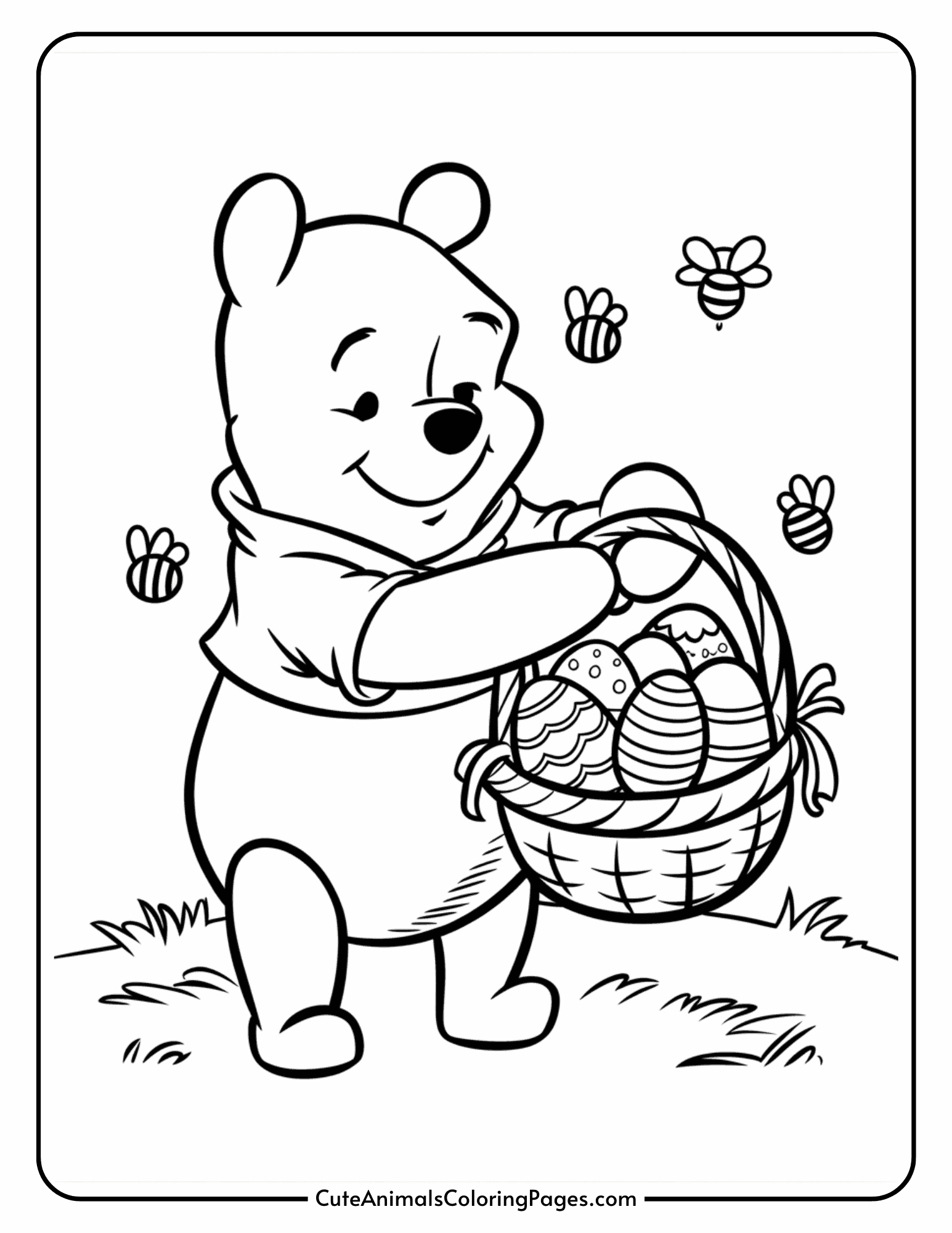 winnie the pooh coloring page winnie the pooh coloring page