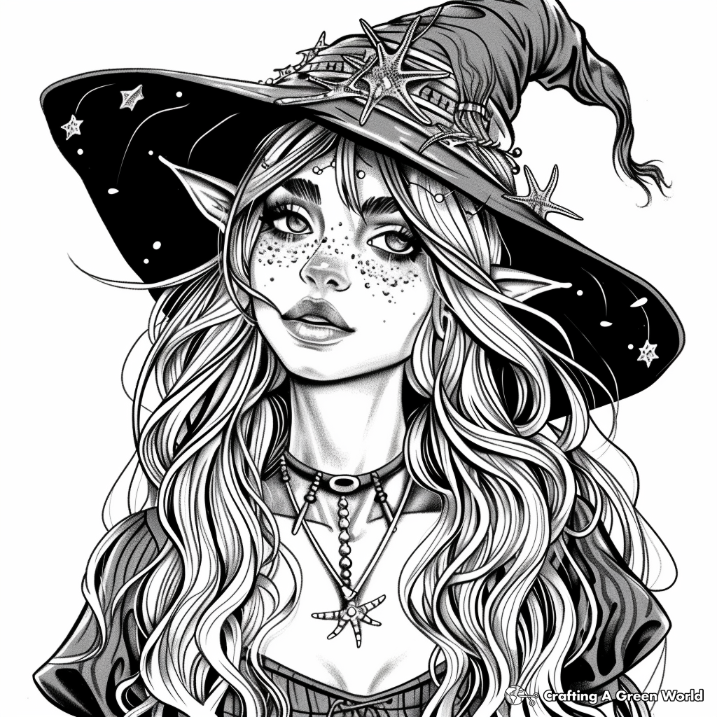 coloring pages of witches
