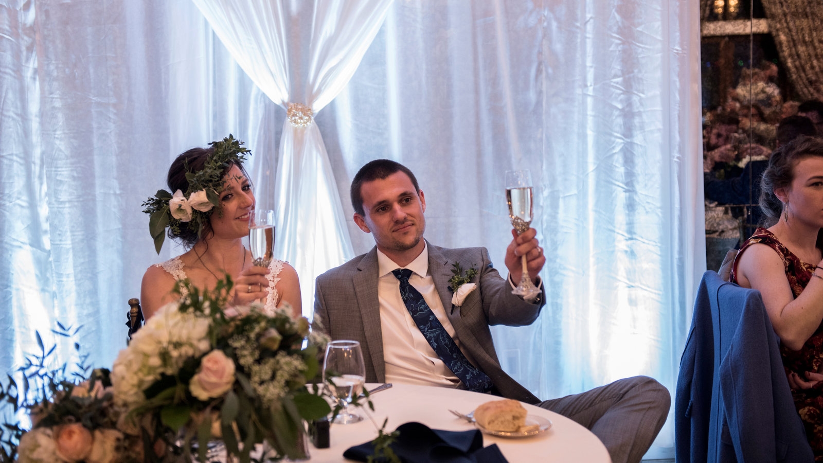 wedding companion crossword clue