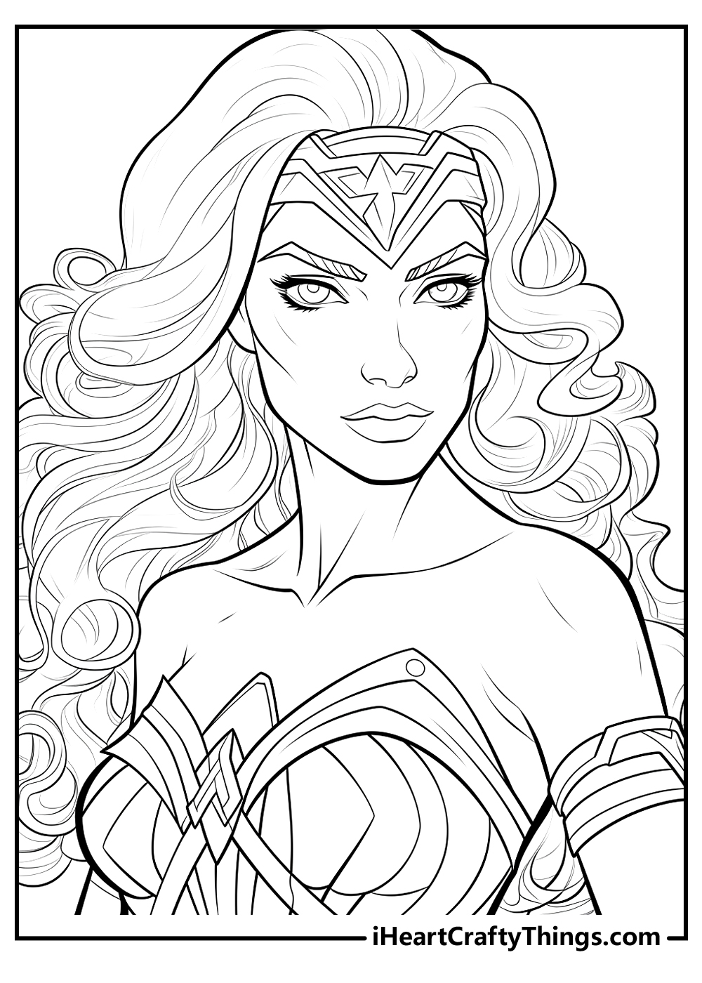 Wonder Woman Coloring Pages 5605856 Clipart Library