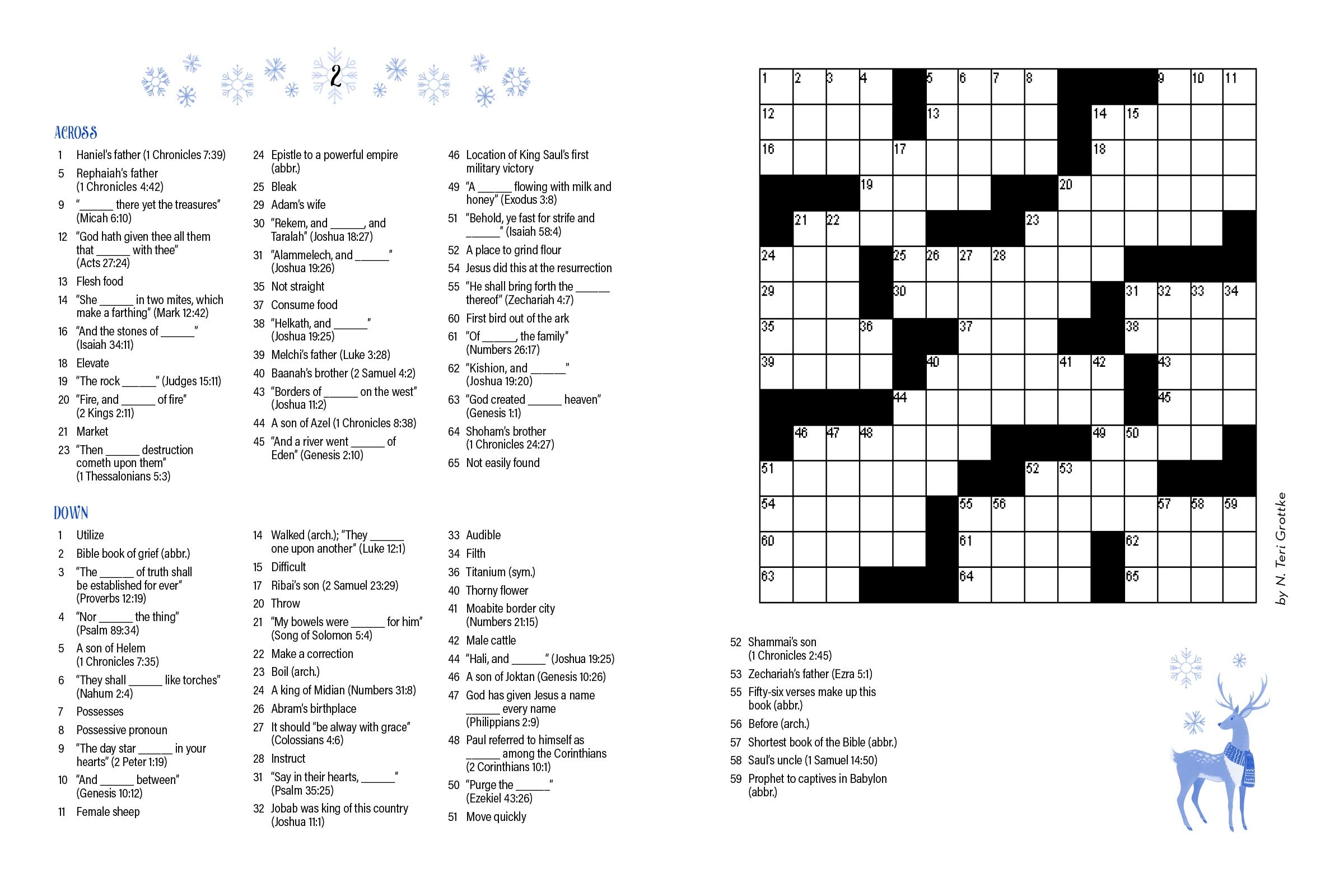 female sheep crossword clue