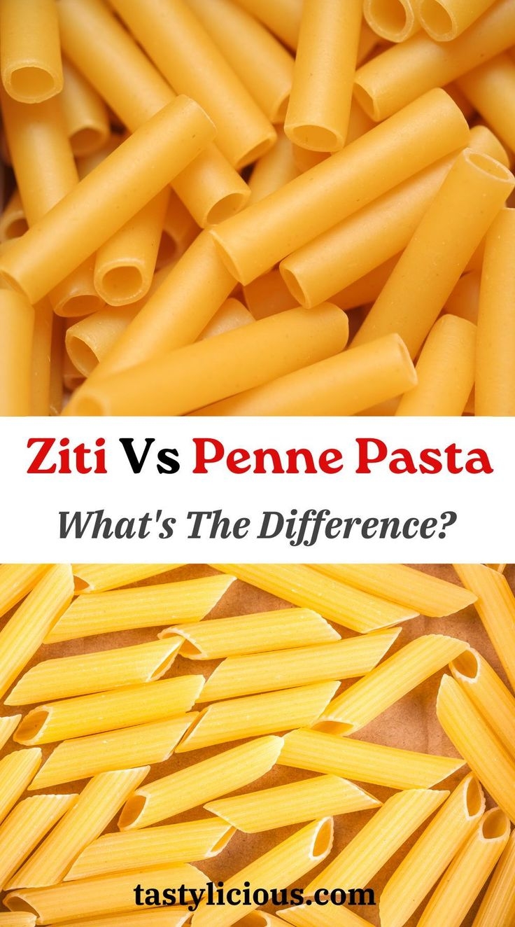 Ziti Vs Penne Pasta What s The Difference Tastylicious 